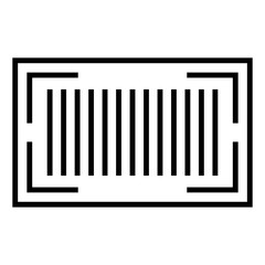 barcode vector icon
