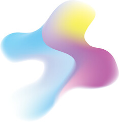 3d rendered illustration of a purple liquid drop