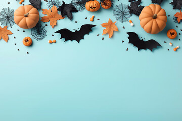 Halloween Background With Copy Space.