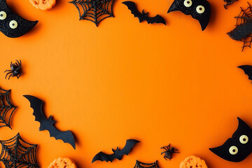 Halloween Background With Copy Space.