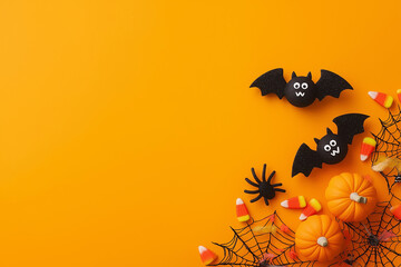 Halloween Background With Copy Space.
