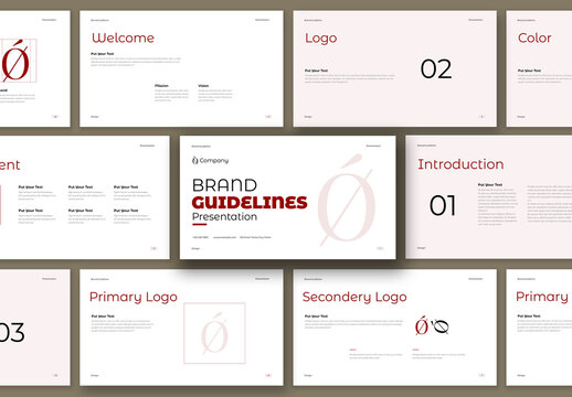 Brand Guideline Presentation Design