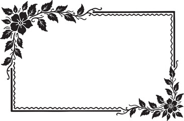 Floral Laser Cut Frame Vector Set
