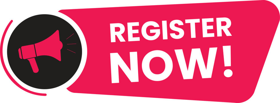 Register now online registration sign up today event