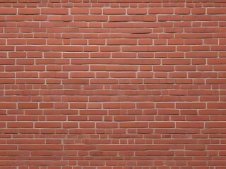 Closeup of a red brick wall with textured surface Red brick wall texture