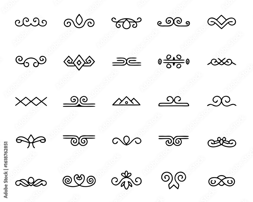 Poster abstract flowing wave border design elements with dynamic curves and color accents perfect for graph