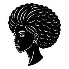 afro woman