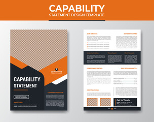 Capability Statement Design template
