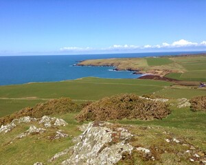 view from the coast