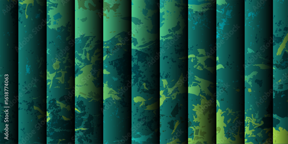 Aufkleber abstract visually striking background with vertical striped bars in varying shades of glowing colors