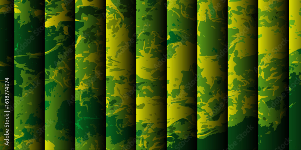 Aufkleber abstract visually striking background with vertical striped bars in varying shades of glowing colors