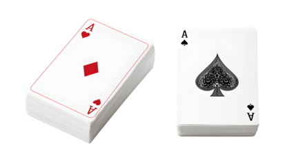 ace of spades isolated