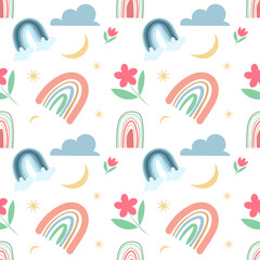 Seamless minimal pattern, minimal elements for fabric, illustration Vector EPS 10