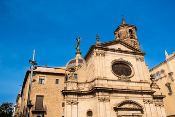Barocke Kirche Basílica de la Merced in der Altstadt von Barcelona, Spanien