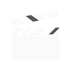 A plain clapperboard.