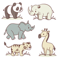 Zoo Babies Icons