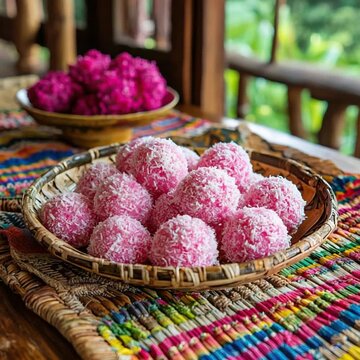 mexican cocadas rosas pink coconut sweets video	
