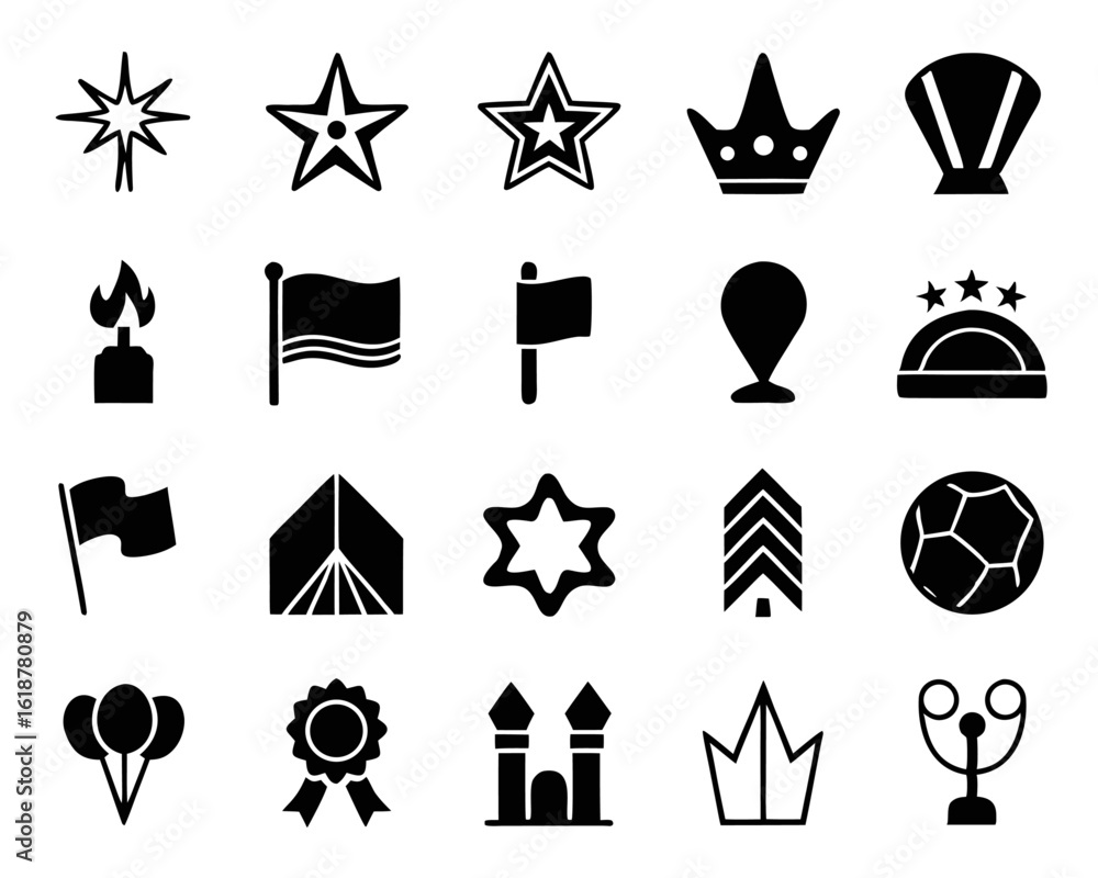 Aufkleber comprehensive collection of modern gradient icons for diverse digital and print applications showcas