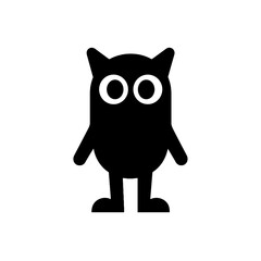 Cute owl illustration.