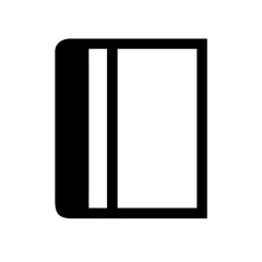 Book square icon vector illustration