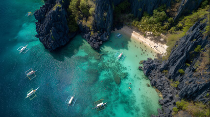 Tropical Island Cove Oasis