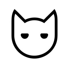 Cat alternative icon vector illustration