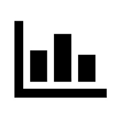 Chart histogram alternative icon vector illustration