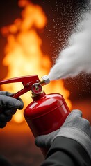 Fire Extinguisher in Action