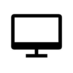Monitor upload icon vector illustration