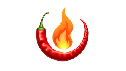 Spicy food icon &mdash; on transparent background.