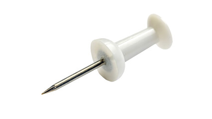 Pushpin isolated on white background PNG. AI GENERATED.