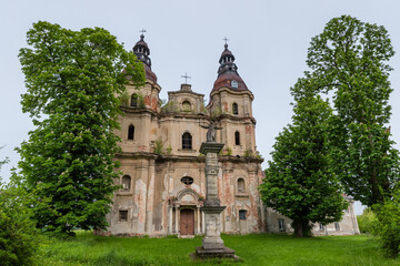 Baroque St. Anthony's Church and monastery in Hvizdets, Ukraine