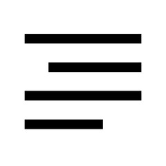 Obraz premium Text center icon vector illustration