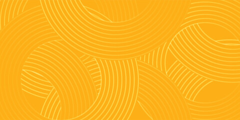 Pasta background, spaghetti abstract geometric pattern. Macaroni yellow poster. Wavy abstract pattern. modern illustration