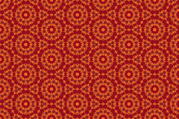 Seamless pattern design for textile, fabric & wallpaper
