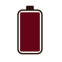 Fully Charged Battery Power Level Vector Icon – Max Energy and Device Indicator Symbol