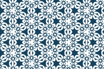 Seamless pattern design for textile, fabric & wallpaper