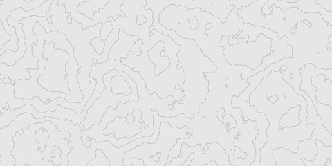 Topographic grey line on modern seamless cartography map relief patterns geometric technology mountain landscape grid map, geographic relief line art contour texture grid terrain map background.