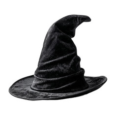 Black hat isolated on transparent background