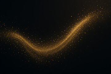 golden glitter wave background