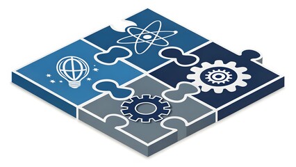 Obraz premium assembled puzzles
