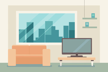 tv on the screen