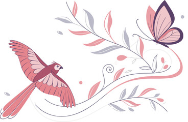 A seamless abstract background with soft flowing shapes