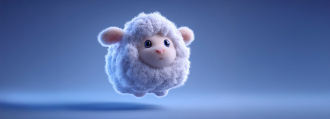 Cute Floating Sheep Toy