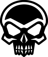 Skull - High Quality Vector Logo - Vector illustration ideal for T-shirt graphic