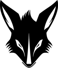 Skunk | Black and White Vector illustration