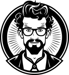 Teacher | Minimalist and Simple Silhouette - Vector illustration