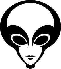 Alien - High Quality Vector Logo - Vector illustration ideal for T-shirt graphic