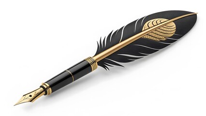 black ink pen