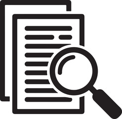 Document Magnification Search magnifying glass research